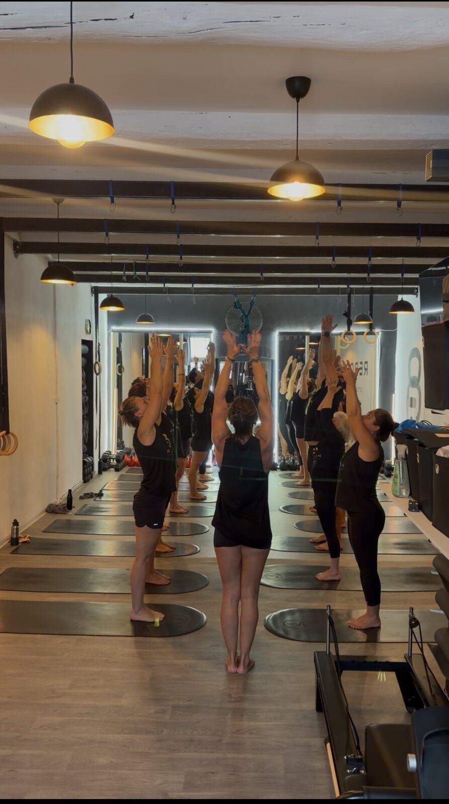 Séance de functional training en groupe